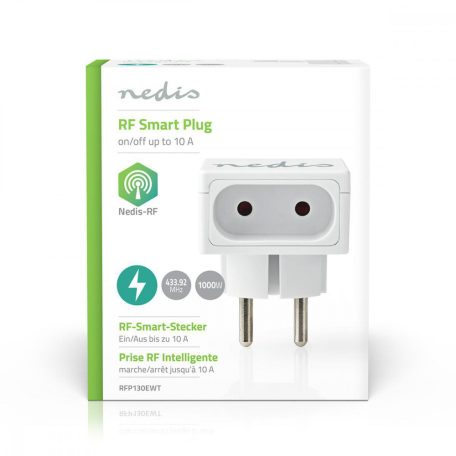 RF Dugó | 433 MHz | 1500 W | Euro | -10 - 40 °C | Fehér