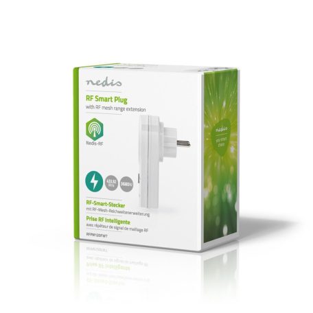 RF Dugó | Mesh / 433 MHz | IP20 | 3680 W | Földelt csatlakozó / F típus (CEE 7/7) | -10 - 40 °C | Fehér