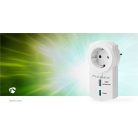 RF Dugó | Mesh / 433 MHz | IP20 | 3680 W | Földelt csatlakozó / F típus (CEE 7/7) | -10 - 40 °C | Fehér