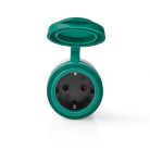 RF Dugó | 433 MHz | IP44 | 2300 W | Földelt csatlakozó / F típus (CEE 7/7) | -20 - 50 °C | Fekete / Zöld