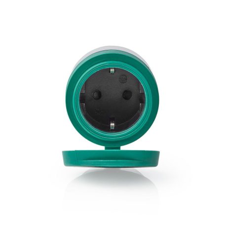 RF Dugó | 433 MHz | IP44 | 2300 W | Földelt csatlakozó / F típus (CEE 7/7) | -20 - 50 °C | Fekete / Zöld