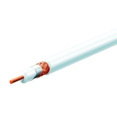   Home RG 6-32/WH koax kábel, 75 Ohm, PVC és PE szigetelés, réz ér, 32 szál rézharisnya, alumínium + PET fólia, 100m, fehér