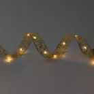 Home RLS10WW LED-es szalag mintákkal, arany színű szalag, 8 funkció, 100db melegfehér LED, 10m hosszú, 5cm széles, elemes tápellátás, beltéri kivitel