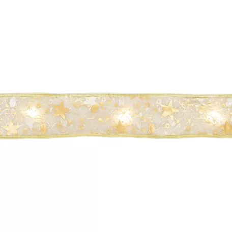 Home RLS5WW mintás LED szalag, 50 db micro LED, kül- és beléri kivitel, 5 m, ismétlődő időzítés, 8 funkció, elemes