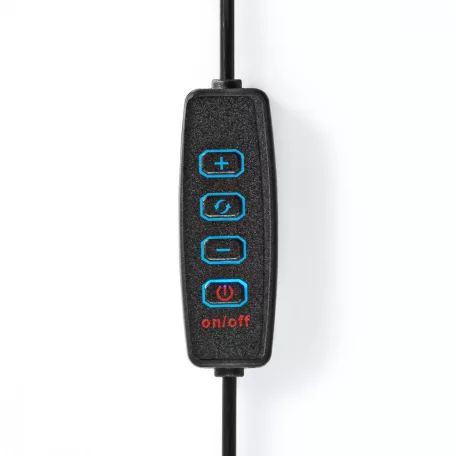 NEDIS körlámpa szelfik, vlogok, oktatóanyagok, TikTok-, Instagram- vagy YouTube-videók készítés - 10 inch - 120 LED