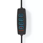 Gyűrűs Fény | 10 inch | 120 db. LED | 2700 - 6700 K | Asztali | Fekete