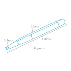 Glass Fibre Pencil 4mm