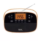 SAL RPR4LCD táskarádió, AM-FM automatikus hangolás, 2x40 programhely, órakijelzés