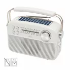 SAL RPR9 napelemes rádió multimédia lejátszóval, FM-AM-SW rádió, Bluetooth, USB és microSD csatlakozás, beépített akkumulátor