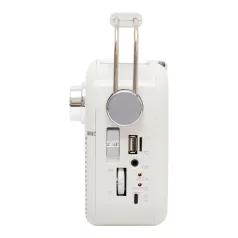   SAL RPR9 napelemes rádió multimédia lejátszóval, FM-AM-SW rádió, Bluetooth, USB és microSD csatlakozás, beépített akkumulátor