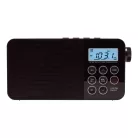 SAL RPR 3LCD táskarádió, AC/DC, AM_FM_SW digitális rádió, ébresztő, AUX, 60 tárolható állomás