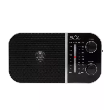 SAL RPR 8 táskarádió, AC/DC, 3 sávos AM-FM-SW rádió, AUX