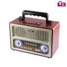 SAL RRT3 retro táskarádió, stereo multimédia lejátszó, BT, USB/microSD, AUX, 3-sávos rádió, hálózati/elemes