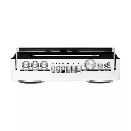 SAL RRTBRONX sztereó kazettás rádiós magnó, Bluetooth, USB, microSD, MP3, multi-felvétel és archiválás, 3-sávos rádió
