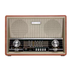   SAL RRT 4B retro asztali rádió, multimédia lejátszó, BT, USB/MicroSD, AUX, Rádió, EQ, ~16 óra üzemidő