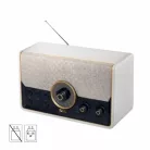 SAL RRT 6B retro táskarádió, multimédia lejátszó, 6 in 1, BT, USB, MicroSD, AUX, FM rádió, kihangosító, beépített mikrofon