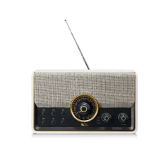   SAL RRT 6B retro táskarádió, multimédia lejátszó, 6 in 1, BT, USB, MicroSD, AUX, FM rádió, kihangosító, beépített mikrofon