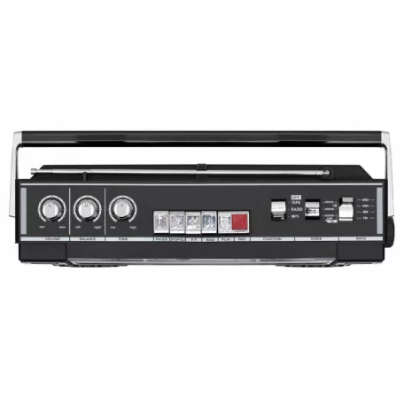 SAL RRT BROOKLYN sztereó kazettás rádiós magnó, Bluetooth, USB, microSD, MP3, felvétel, 4-sávos rádió, multimédia