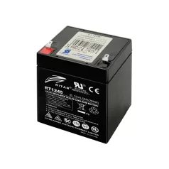   Ritar RT 1245E ólomakkumulátor, 12V/4,5 Ah, 5 éves élettartam, zárt konstrukció