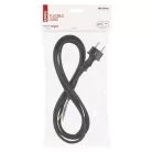 Flexo zsinór gumi/neoprén 3×1mm2, 3m, fekete
