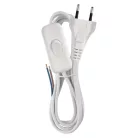 EMOS Szerelhető vezeték 2x0.75 fehér kapcsolóval 3m