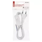 EMOS Szerelhető vezeték 2x0.75 fehér kapcsolóval 3m