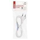 EMOS Szerelhető vezeték 2x0.5 2m fehér