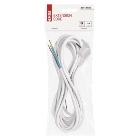 EMOS Szerelhető vezeték 3x1.5 5m fehér