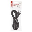 EMOS Szerelhető vezeték 2x0.75 5m fekete