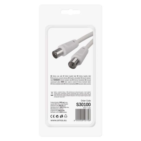 EMOS Antenna koax kábel 1,25m