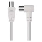 EMOS Antenna koax kábel 90° 1,25m