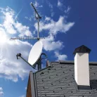 EMOS Antenna koax kábel 90° 2,5m