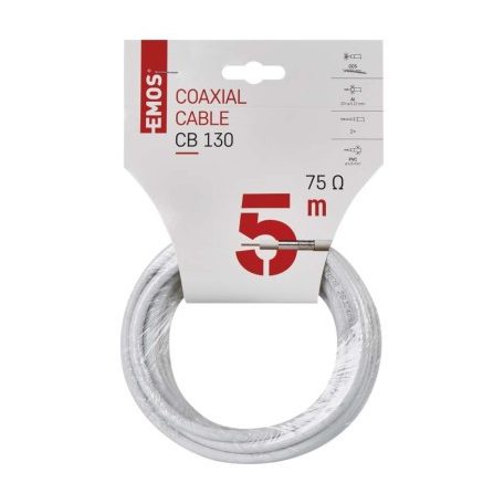 EMOS Koax kábel CB130 5m