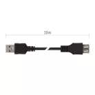 EMOS USB kábel 2.0 A – A/F csatlakozó 2m