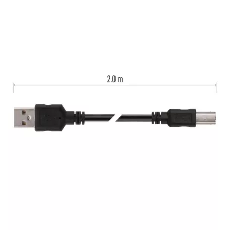 EMOS USB kábel 2.0 A – B csatlakozó 2m
