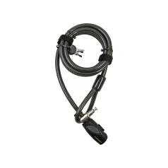   STANLEY S741-163 családi kulcskábeles kerékpár zár, 3 kulcsos, 2400 mm hosszúság