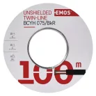 EMOS Hangfalkábel 2*0.75mm fekete/piros