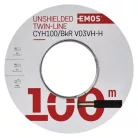 EMOS Hangfalkábel 2*1.00mm fekete/piros