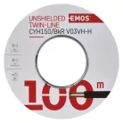 EMOS Hangfalkábel 2*1.50mm fekete/piros