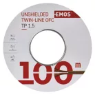 EMOS Hangfalkábel TP 1.5 áttetsző