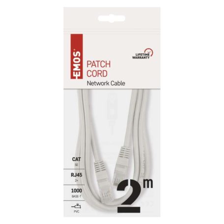 EMOS Patch kábel CAT5E UTP PVC 2m