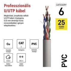 EMOS UTP kábel CAT6 305m