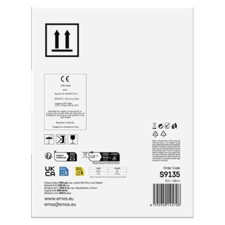 EMOS UTP kábel CAT5E PVC basic 100m