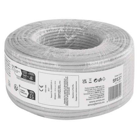 EMOS UTP kábel CAT5E PVC CCA, 100m