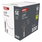 EMOS UTP kábel CAT 5E 100m