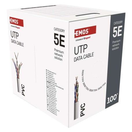 EMOS UTP kábel CAT 5E 100m