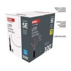 EMOS UTP kábel CAT 5E , outdoor, 100m