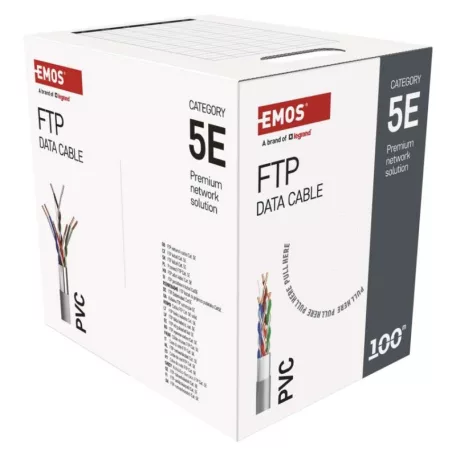 EMOS FTP kábel CAT 5E 100m