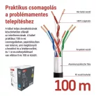 EMOS FTP kábel CAT 5E , outdoor, 100m