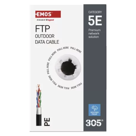EMOS FTP kábel CAT 5E , outdoor, 305 m